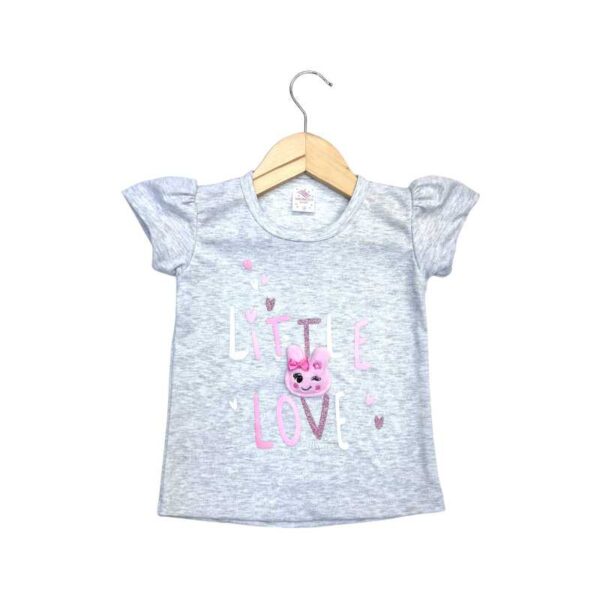 Polo para niñas de algodón pima color melange modelo rabbit weinser