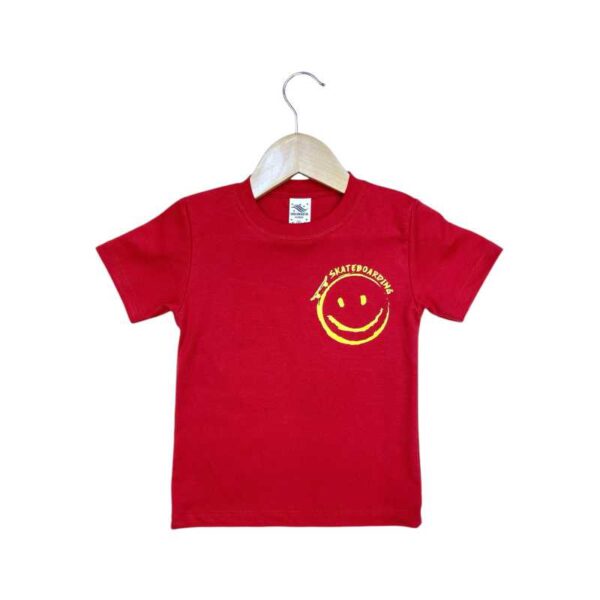 Polo para niños modelo carita de algodón pima reactivo color rojo weinser